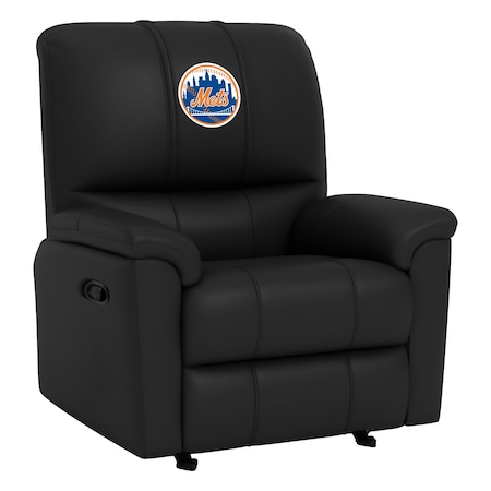 Dreamseat Rocker Recliner with New York Mets Logo XZ52031CDRRBLK-PSMLB21070